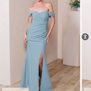Revelry bridesmaid dress Ariel in French blue size 10